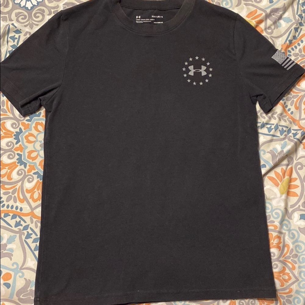 Under Armour flag shirt